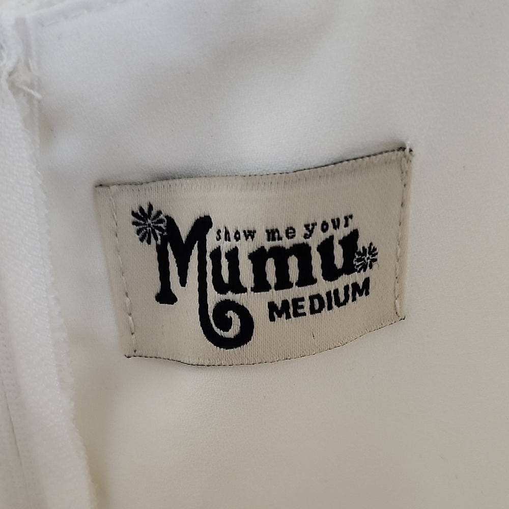 Show Me Your MuMu White Spaghetti Strap Slip Dress - Picture 2 of 16